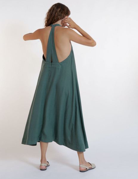 Midikleid - Biniali Dress - Aus Tencel & Leinen günstig online kaufen