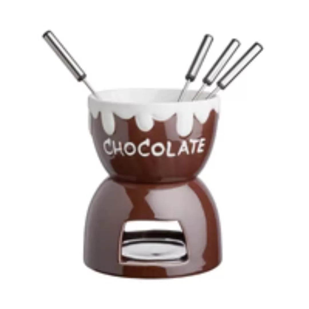 CHOCOLATE LOVE Schokoladenfondue 6-tlg. günstig online kaufen