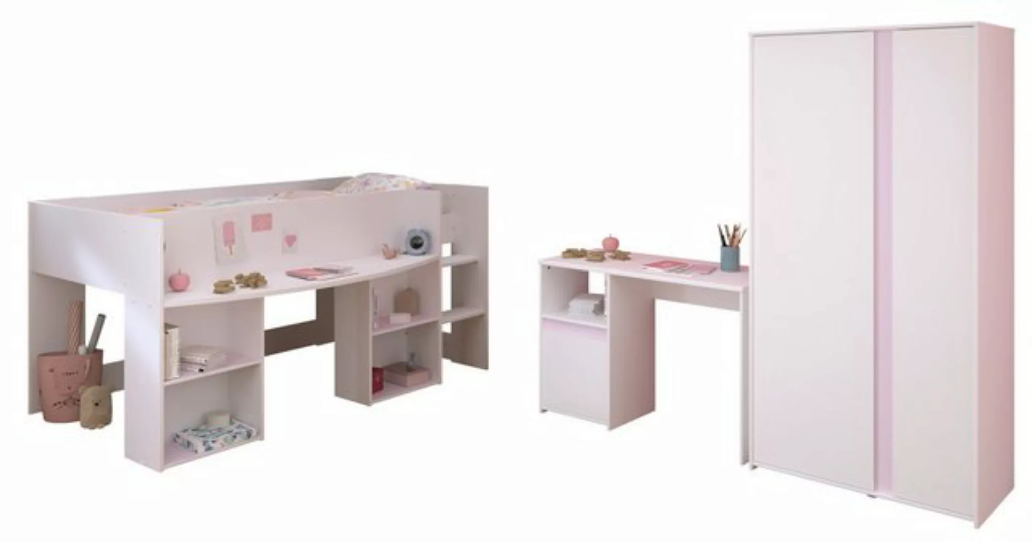 Parisot Etagenbett Parisot Pirouette 13-Kinderbett Etagenbett Weiß 90x200 günstig online kaufen