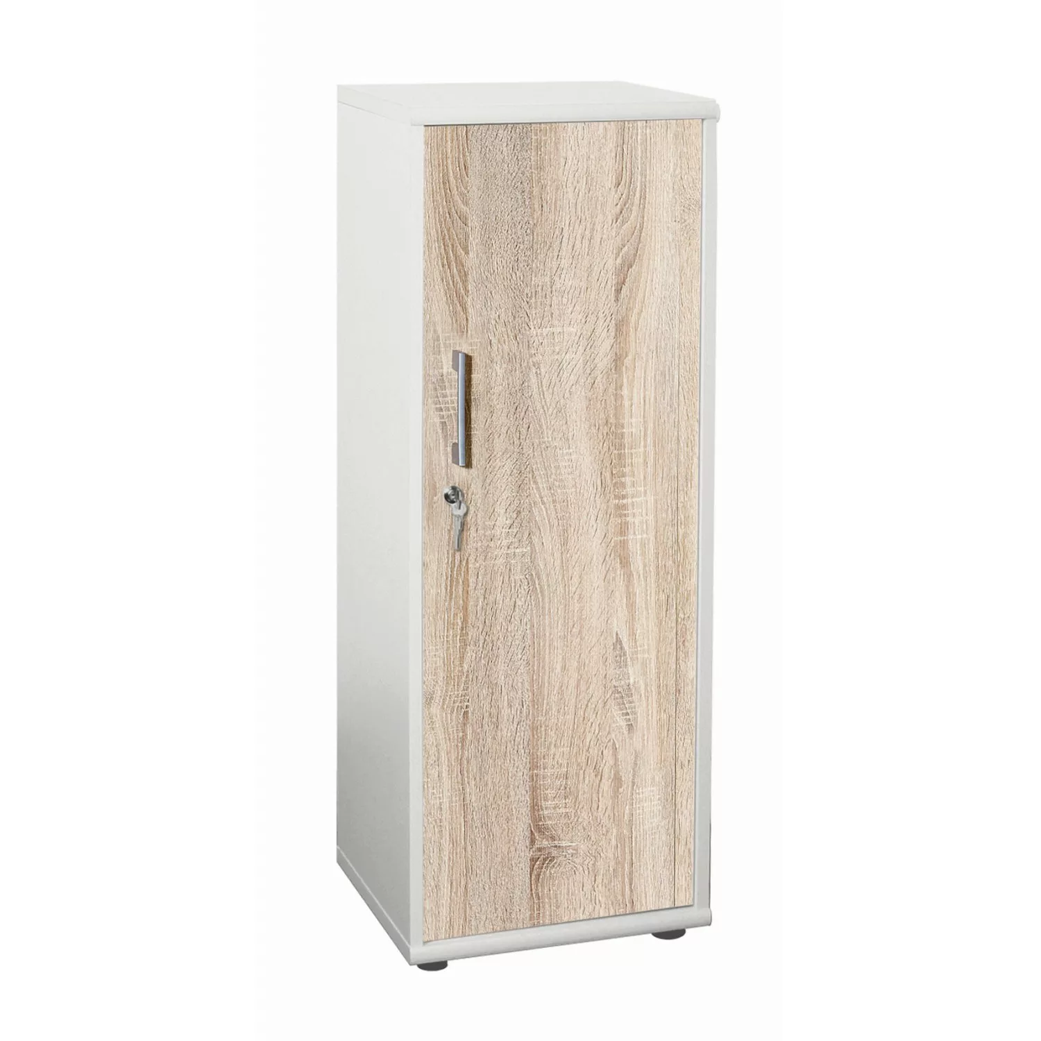 MÖBELPARTNER Aktenschrank Aktenschrank Tiger, Slim, HxBxT 110x40x34 cm, Wei günstig online kaufen