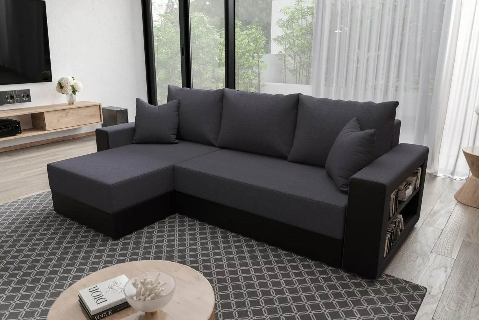 ALTDECOR Ecksofa JORKI, Couch mit Schlaffunktion, Wohnzimmer - Wohnlandscha günstig online kaufen