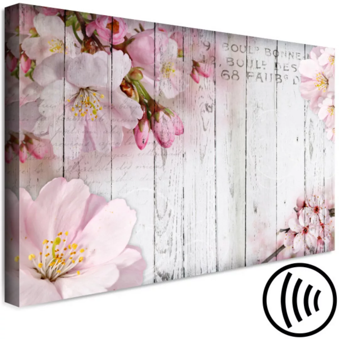 Bild auf Leinwand Flowers on Boards (1 Part) Wide XXL günstig online kaufen