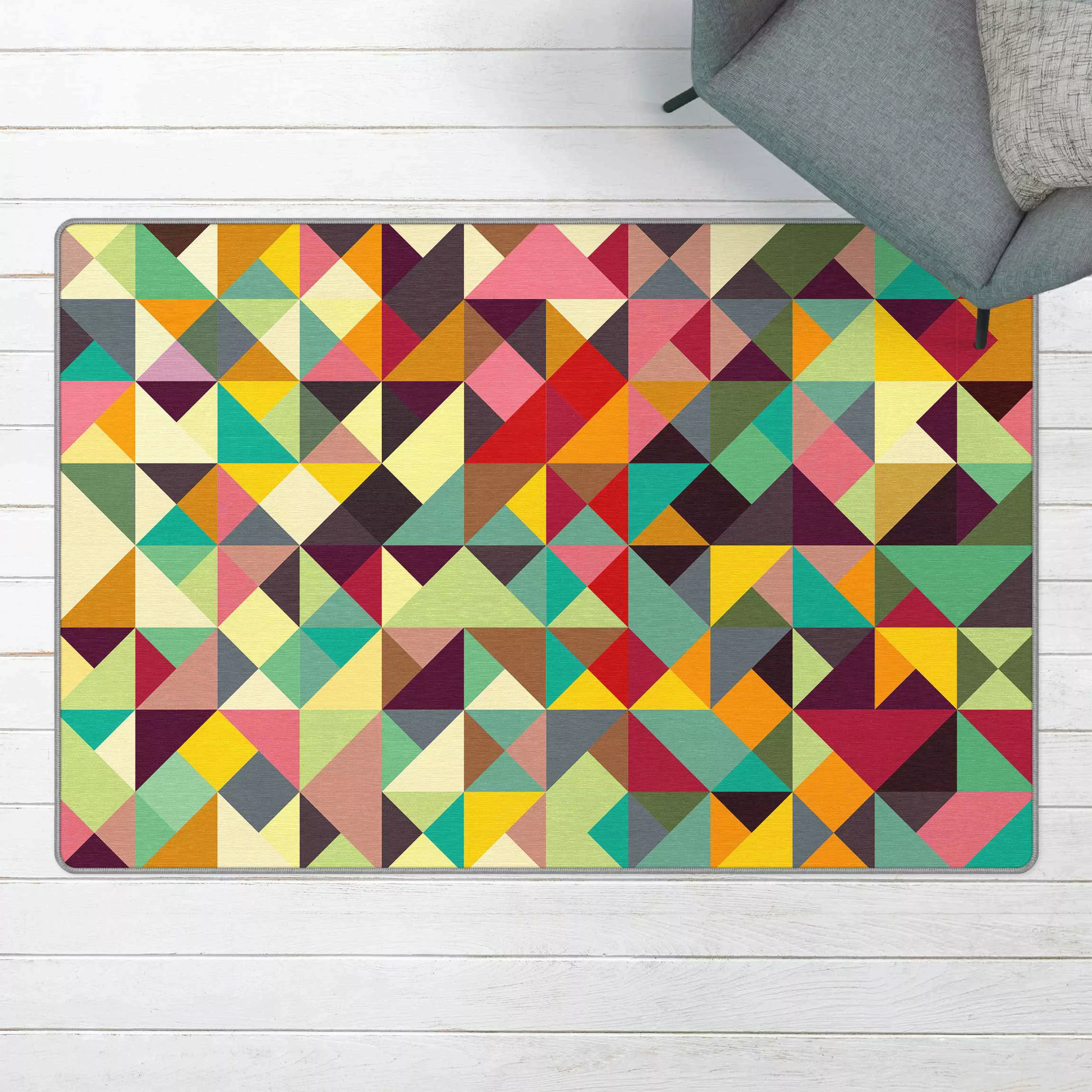 Teppich Colorful Geometry günstig online kaufen