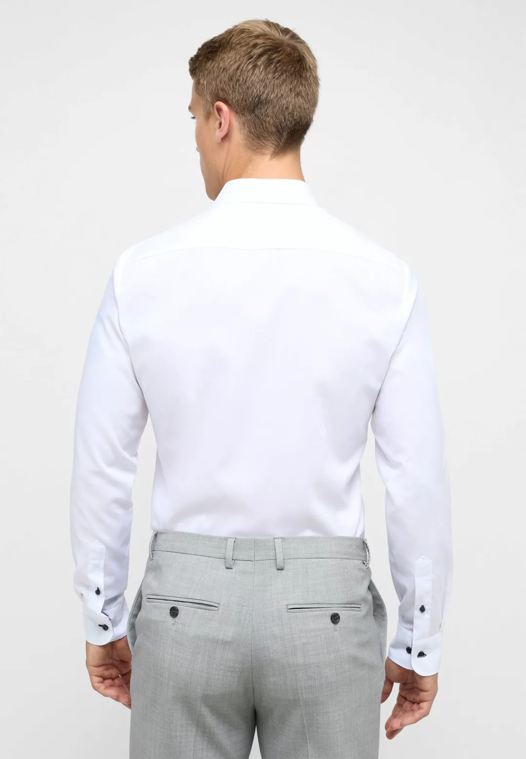 Eterna Businesshemd - Slim Fit - Pinpoint Hemd - Langarm Hemd günstig online kaufen
