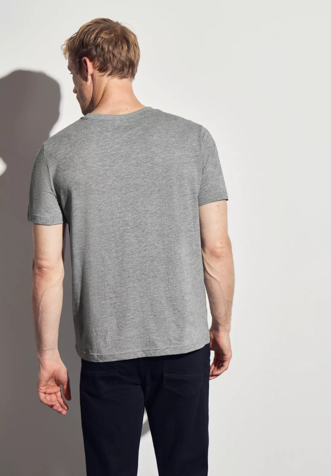 STREET ONE MEN T-Shirt, aus reiner Baumwolle günstig online kaufen