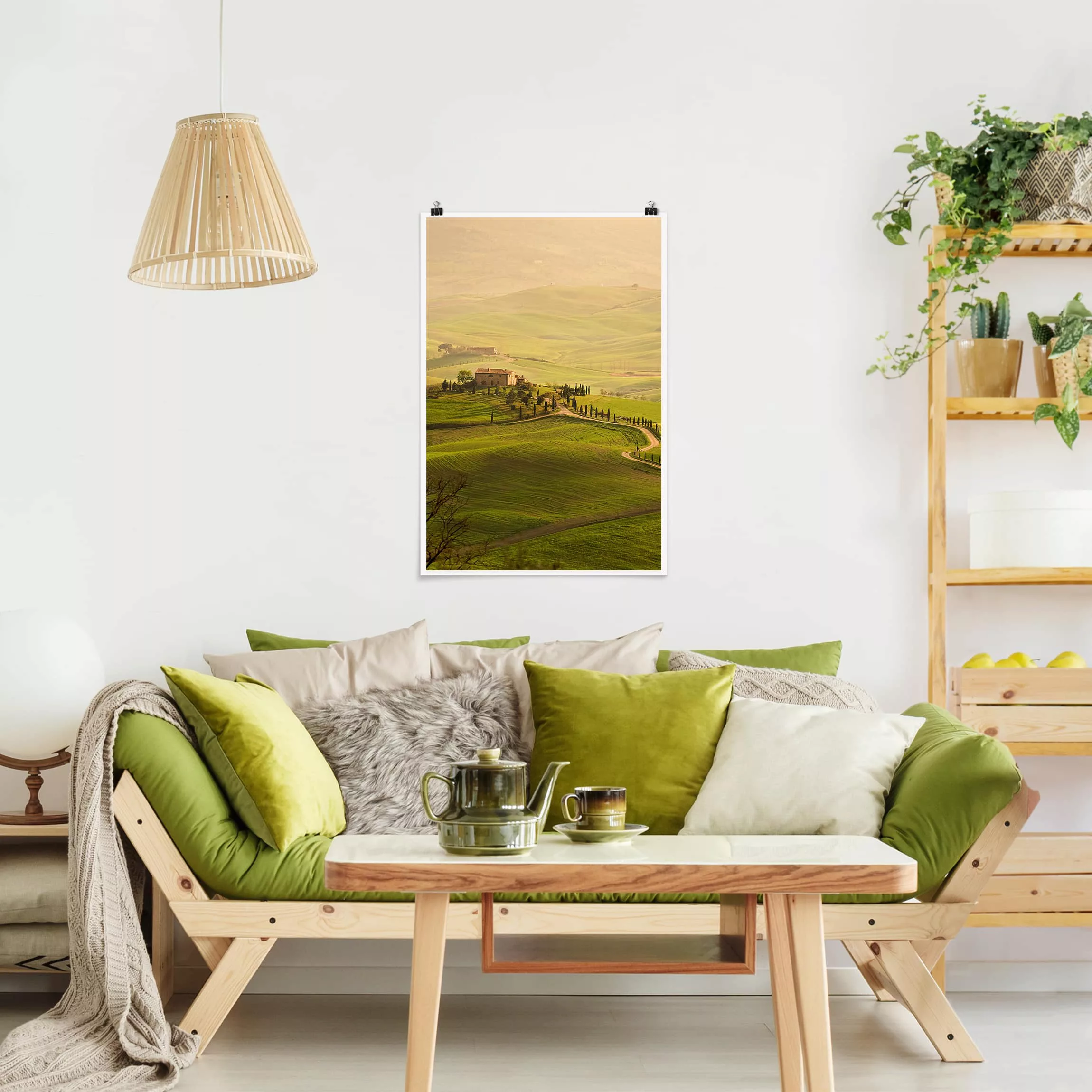 Poster Natur & Landschaft - Hochformat Chianti Toskana günstig online kaufen