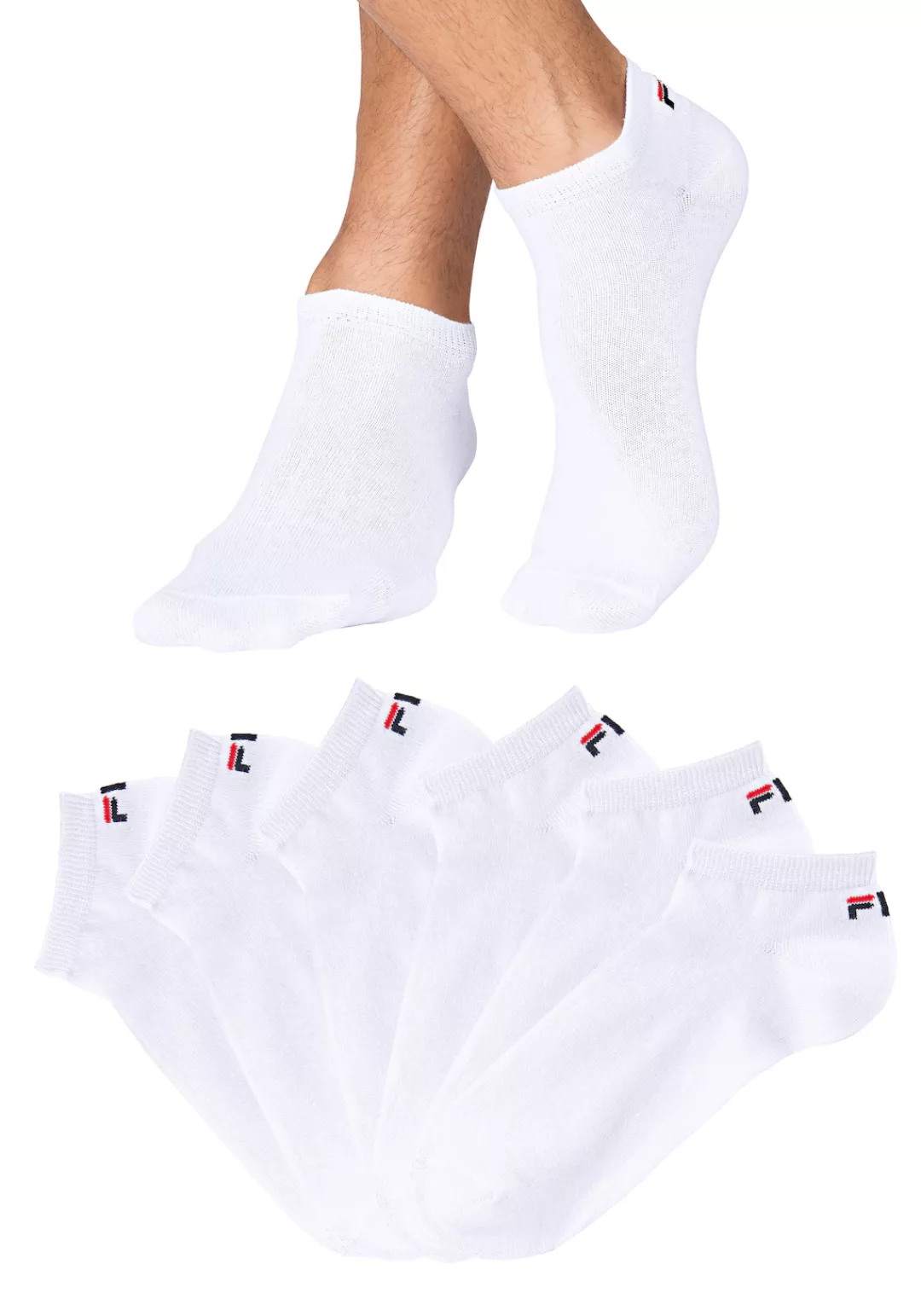 Fila Sneakersocken, (6er Pack), mit eingestricktem Logo günstig online kaufen