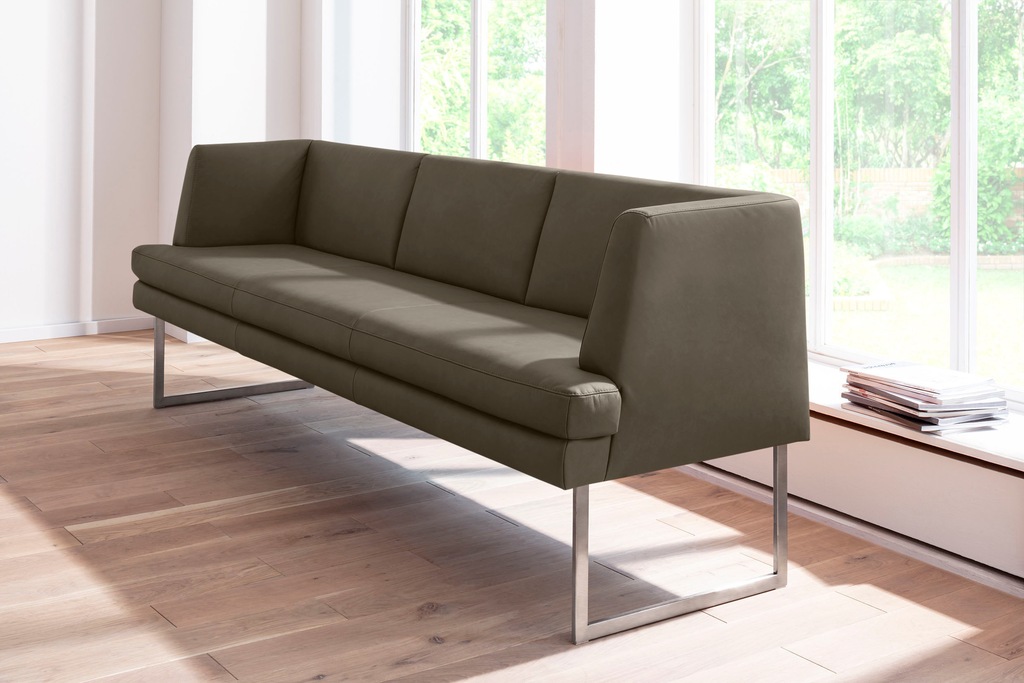 K+W Komfort & Wohnen Polsterbank »Cube«, Hammerkissenoptik, 2 Breiten, Hoch günstig online kaufen