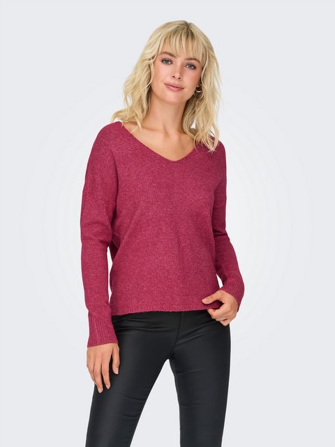 ONLY V-Ausschnitt-Pullover ONLRICA LIFE L/S V-NECK PULLO KNT NOOS günstig online kaufen