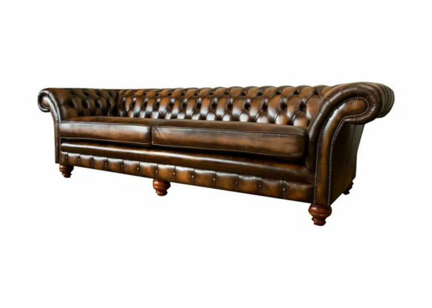 Xlmoebel Chesterfield-Sofa XXL 4-Sitzer Chesterfield Sofa Couch Polster Sit günstig online kaufen