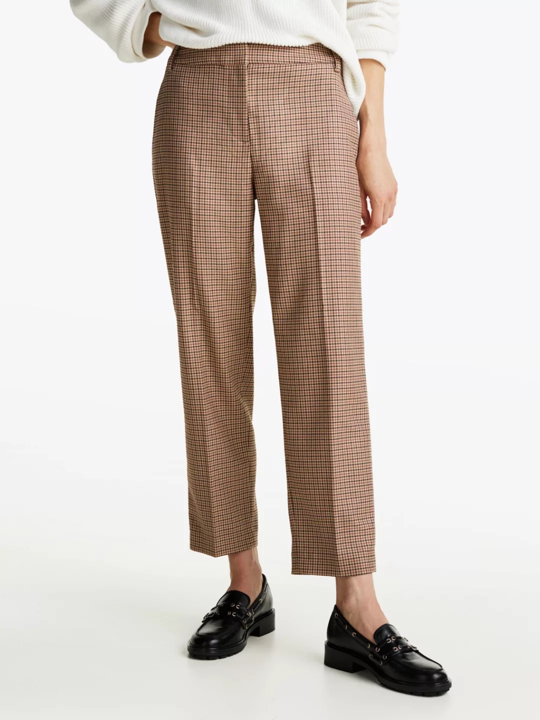 Tommy Hilfiger Webhose CORE CHECK SLIM STRAIGHT PANT im Karodessin günstig online kaufen