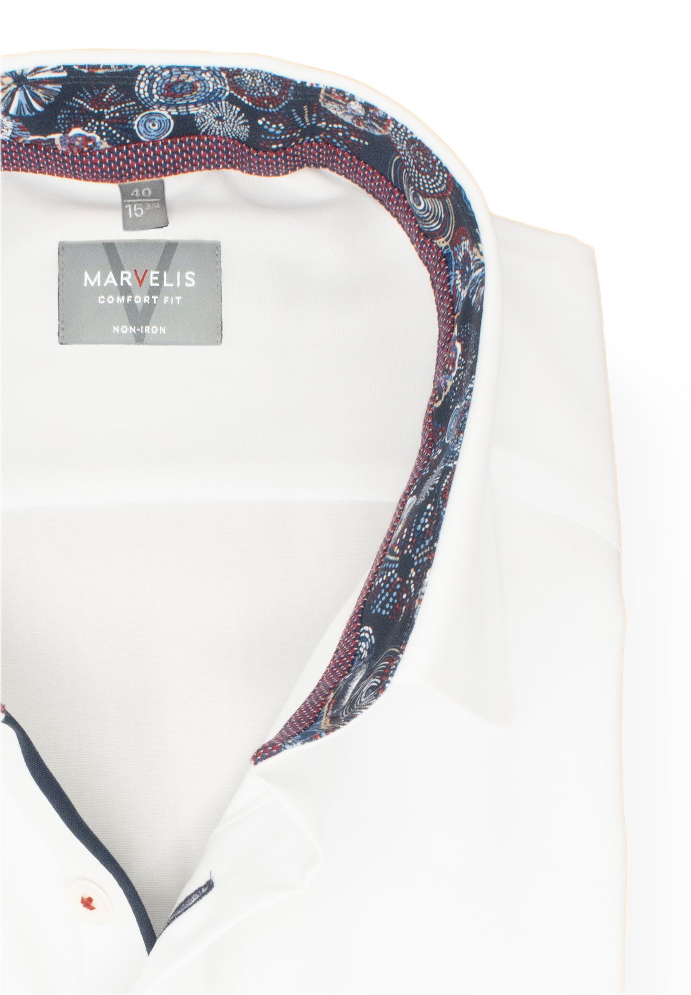 MARVELIS Kurzarmhemd Comfort Fit bequeme Schnittführung günstig online kaufen
