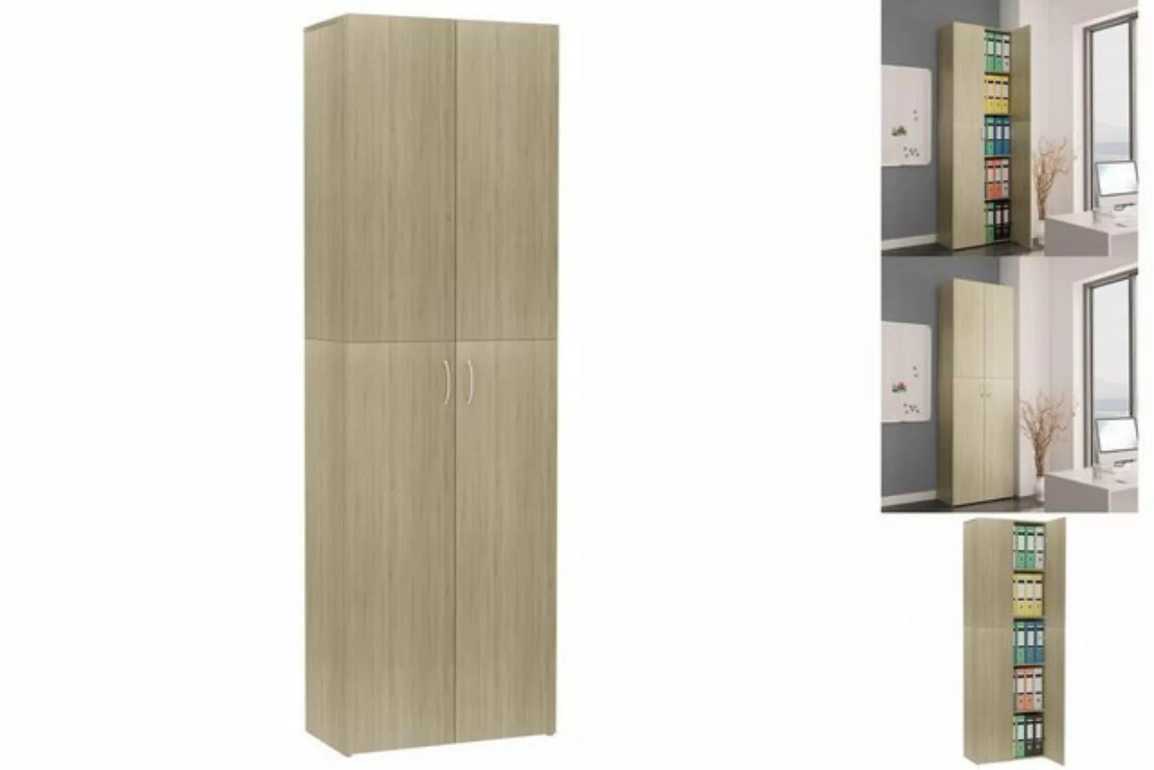 vidaXL Aktenschrank Büroschrank Sonoma-Eiche 6032190 cm Spanplatte günstig online kaufen