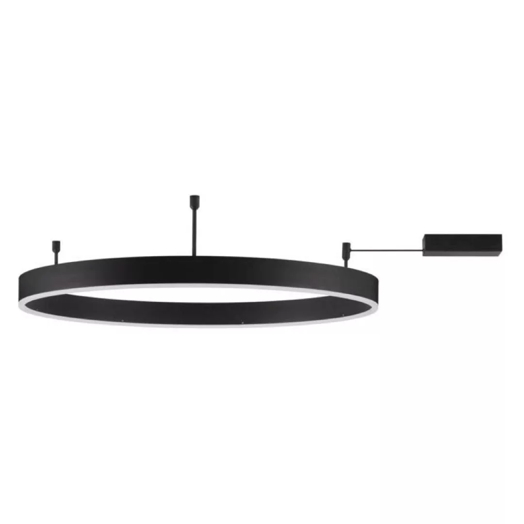 LED Deckenleuchte Motif in Schwarz 50W 4166lm günstig online kaufen