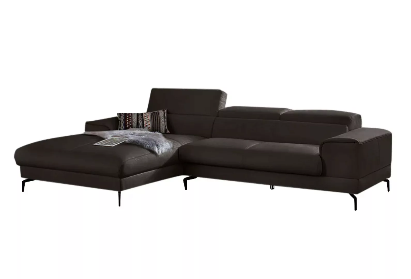 W.SCHILLIG Ecksofa "piedroo, Designsofa mit tollem Sitzkomfort, L-Form", Ko günstig online kaufen