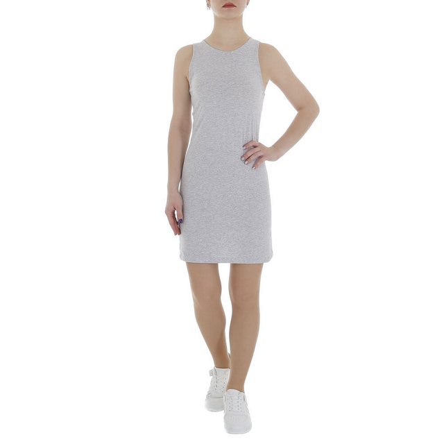 Ital-Design Minikleid Damen Freizeit (85987306) Stretch Minikleid in Hellgr günstig online kaufen