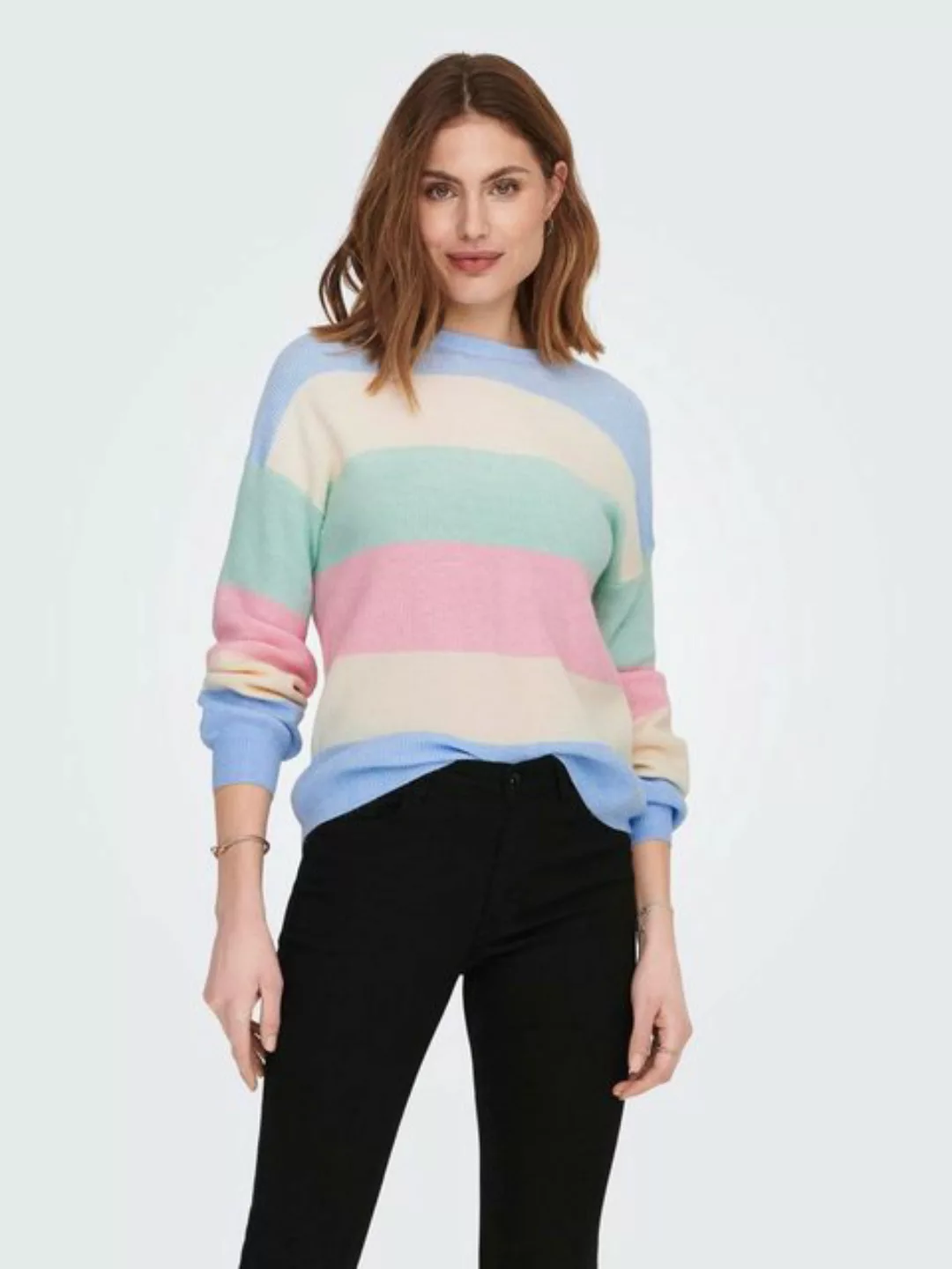 ONLY Strickpullover ONLATIA L/S STRIPE PULLOVER KNT NOOS günstig online kaufen