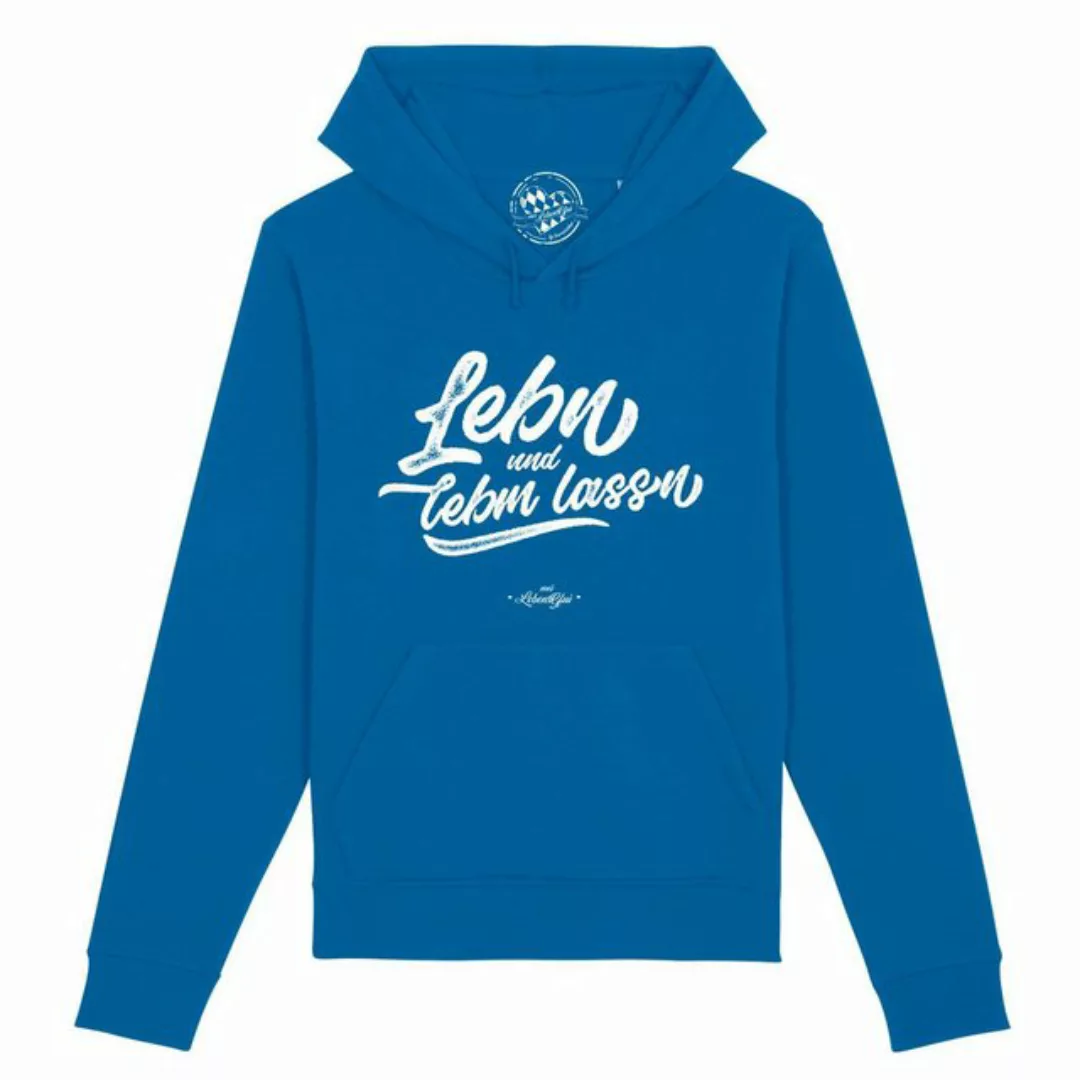 Bavariashop Hoodie Herren Hoodie "Lebn und lebm lassn günstig online kaufen