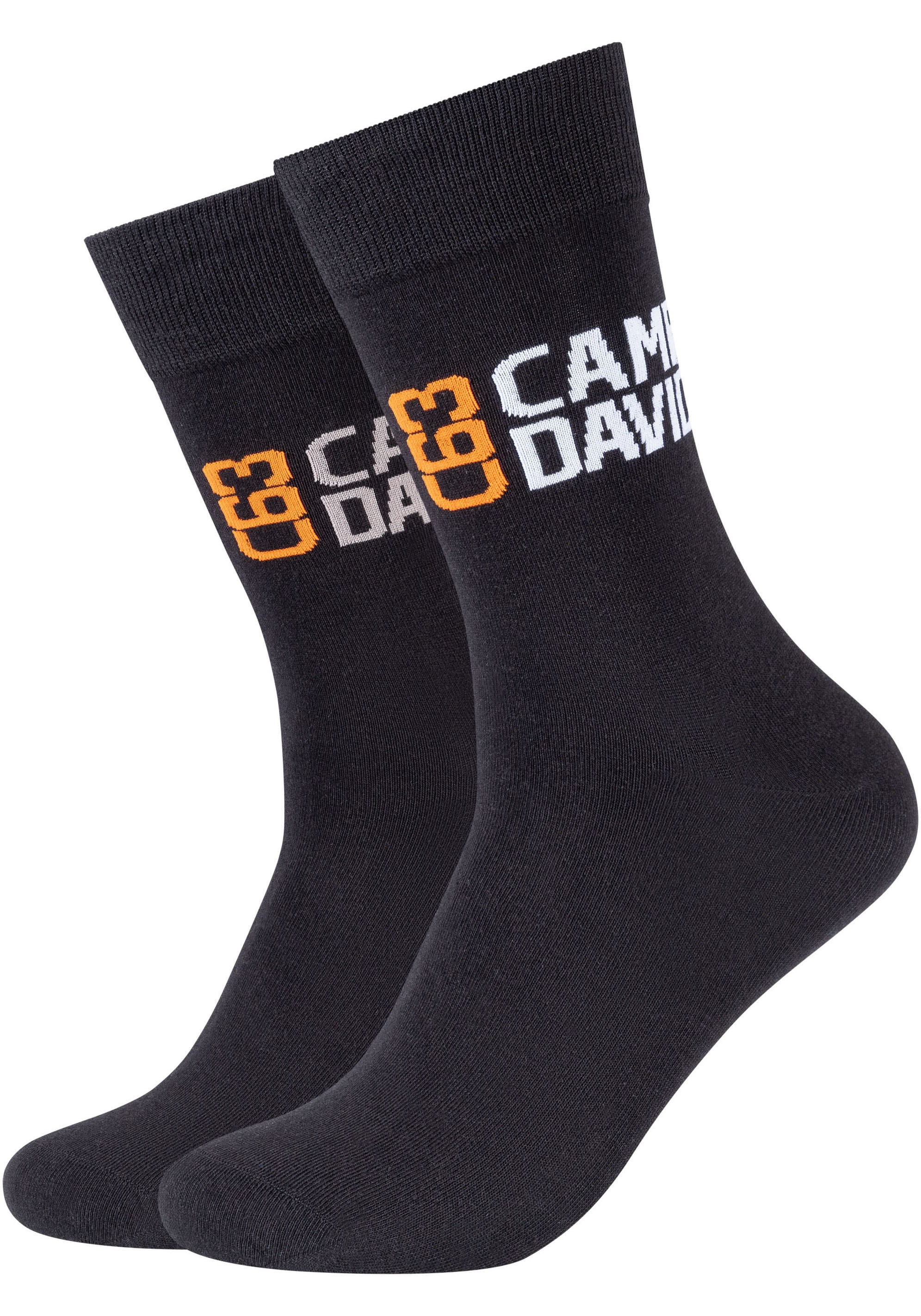 CAMP DAVID Socken "casual", (4er Pack), mit Markenlogo günstig online kaufen