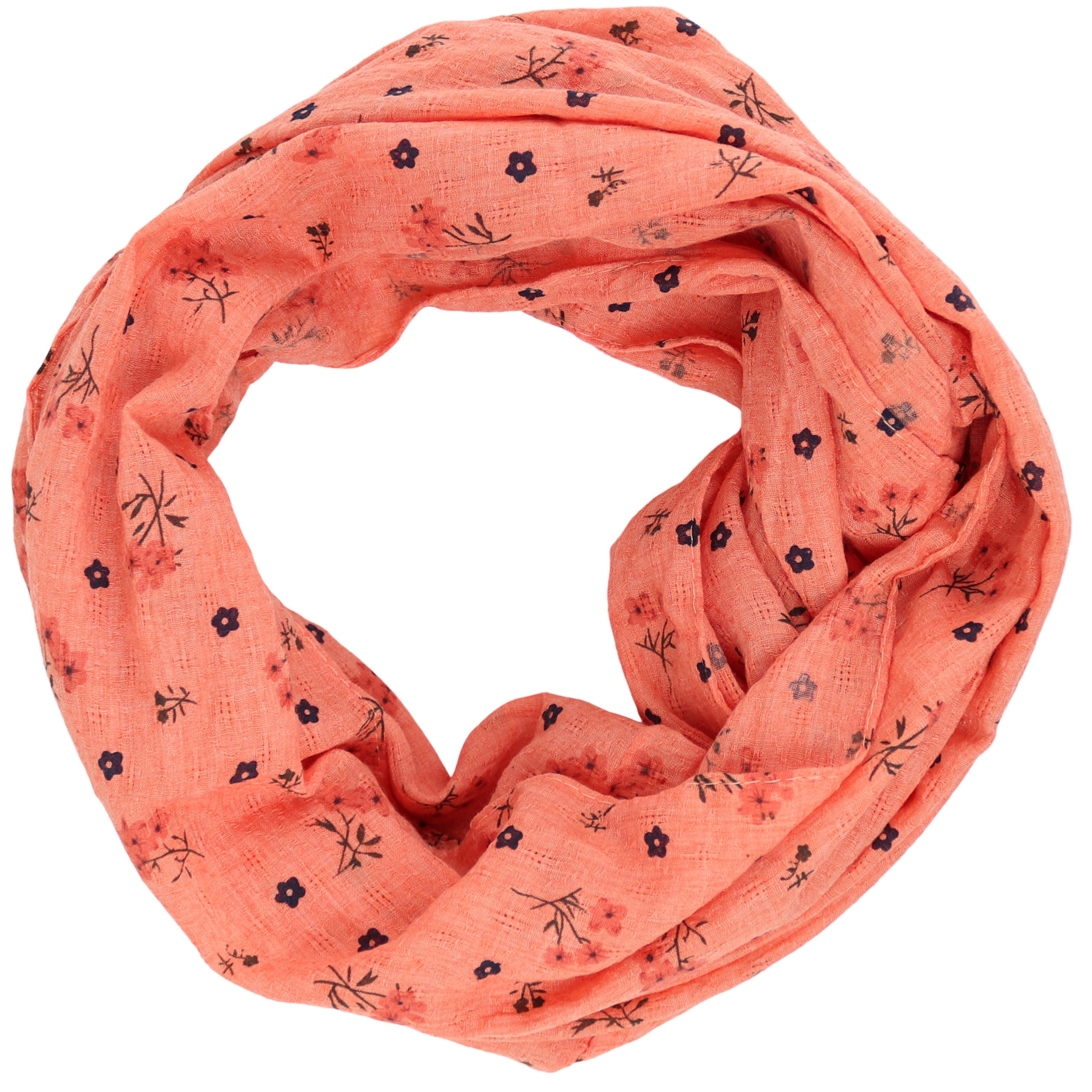 MIRROSI Loop Damen Schal mit Blumen-Muster günstig online kaufen