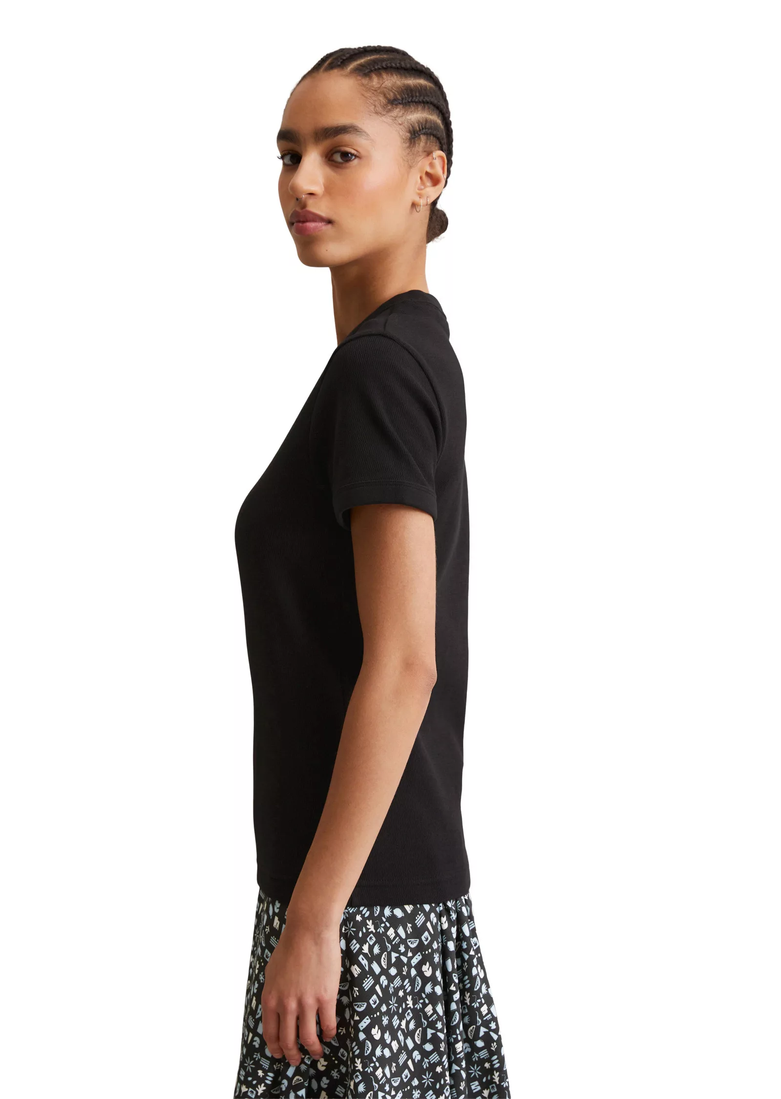 Marc OPolo DENIM T-Shirt "aus Eyelet-Single-Jersey" günstig online kaufen