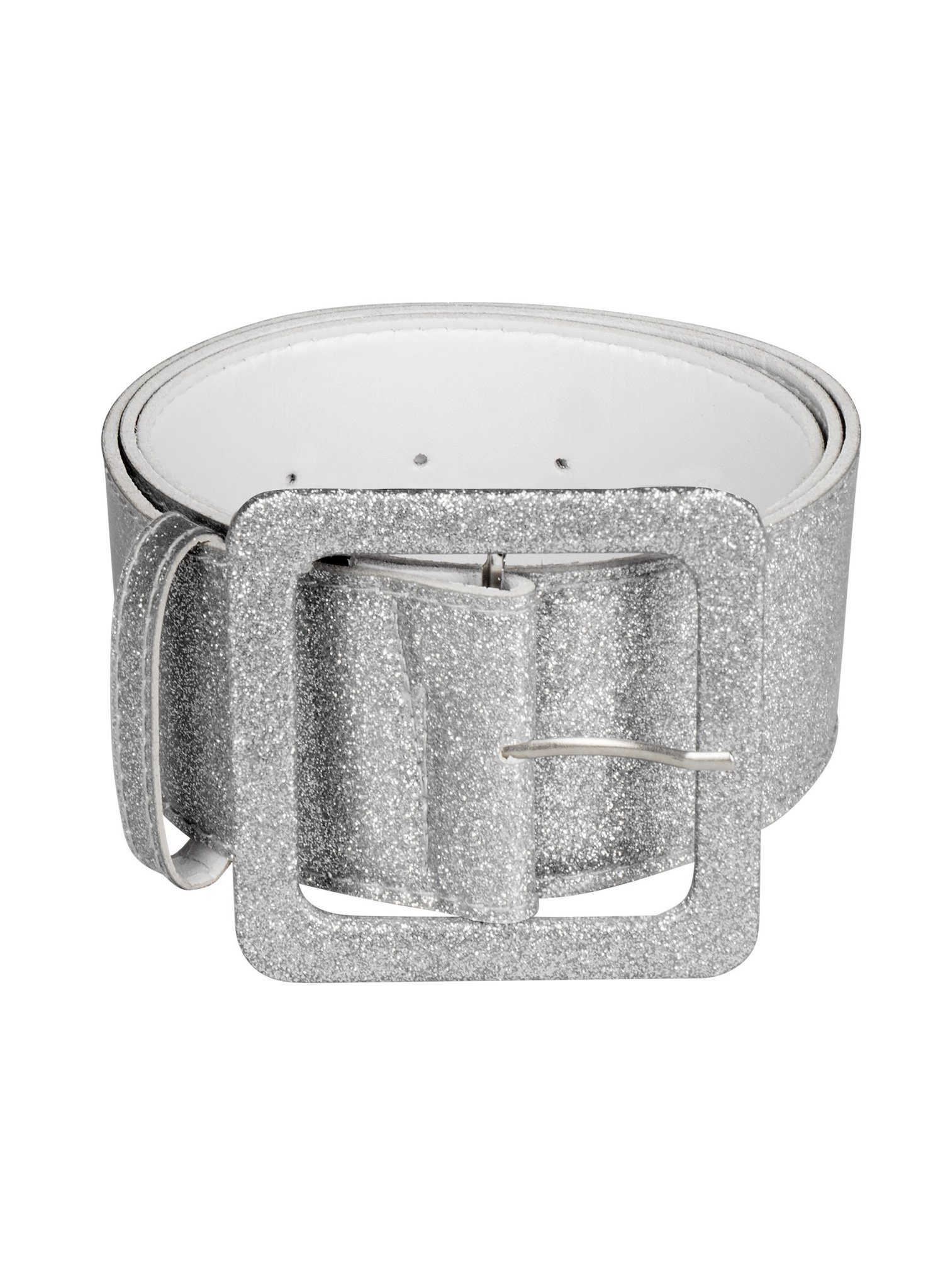 Boland Synthetikgürtel Glitzer Gürtel silber günstig online kaufen