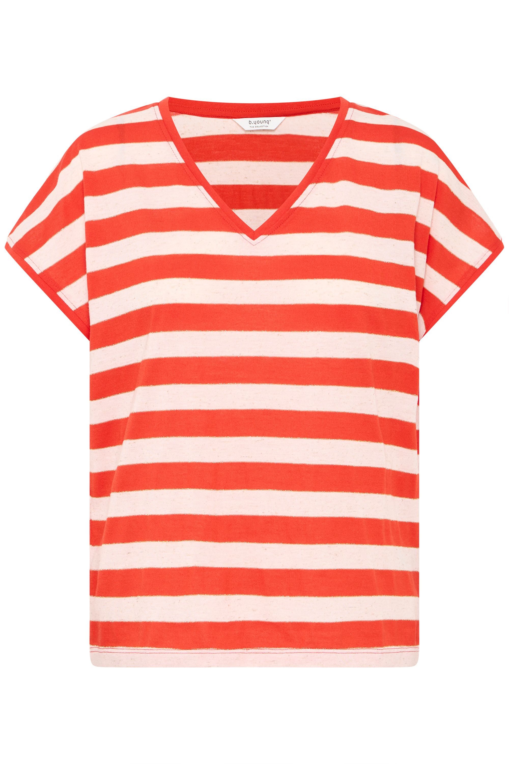 b.young V-Shirt BYSANTO gestreiftes T-shirt günstig online kaufen