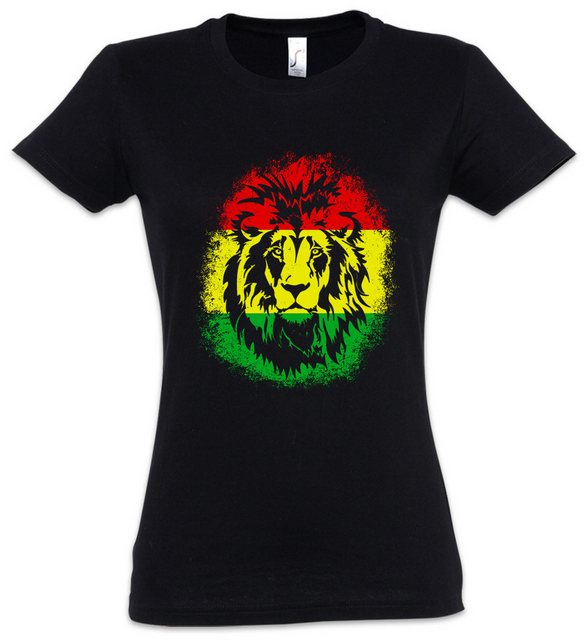 Urban Backwoods Print-Shirt Zion Lion II Damen T-Shirt Löwe Reggae Music Mu günstig online kaufen