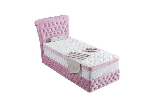 Villa Möbel Boxspringbett SWEET (Bett Set, Bettset), Bettkasten mit XXL Sta günstig online kaufen