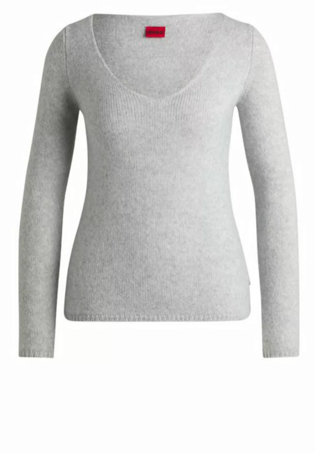 HUGO Strickpullover Shakilyna aus Woll-Mix (1-tlg) günstig online kaufen