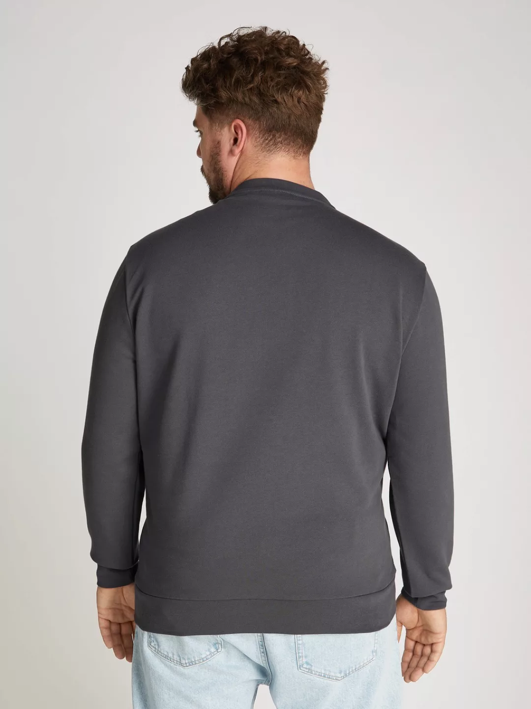 Calvin Klein Big&Tall Sweatshirt BT_OFF PLACEMENT LOGO SWEATSHIRT in großen günstig online kaufen