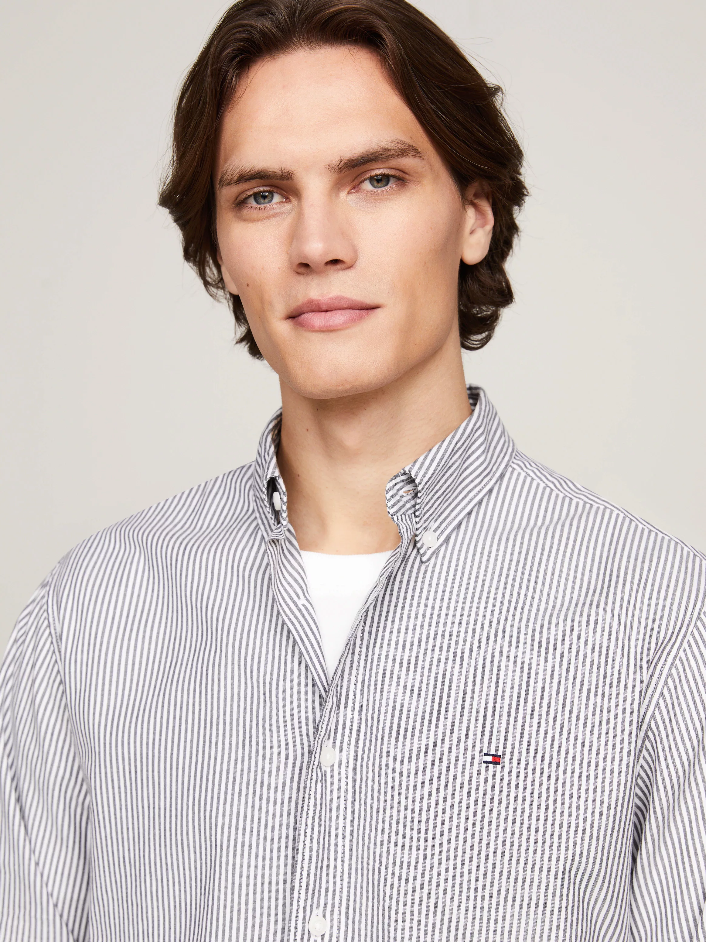 Tommy Hilfiger Businesshemd "NAT. SOFT EASY STRIPE RF SHIRT" günstig online kaufen