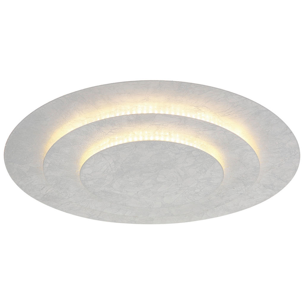 GLOBO LED-Deckenleuchte Heda 48465-40S silber Metall H/D: ca. 7x49 cm günstig online kaufen