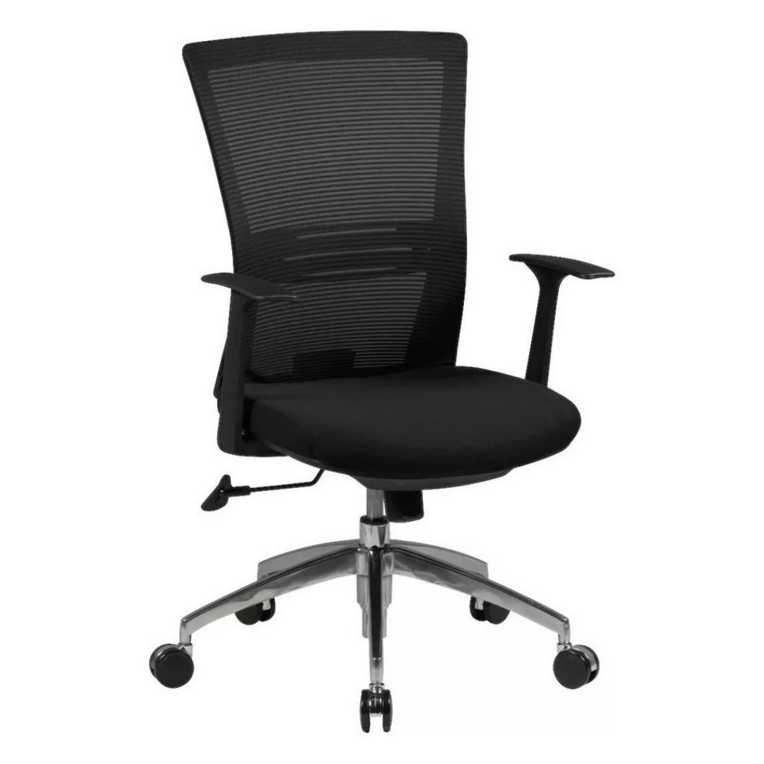 Bürostuhl Stoffbezug Schreibtischstuhl Armlehne schwarz Chefsessel 120kg Dr günstig online kaufen