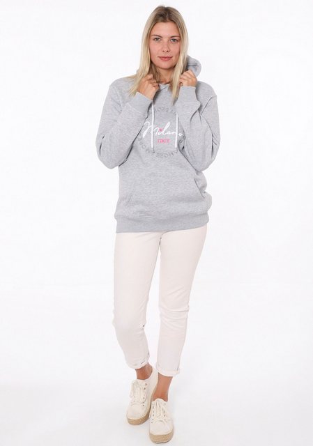 Zwillingsherz Kapuzensweatshirt, mit "Amore"-Schriftzug und Herzchen am Rüc günstig online kaufen