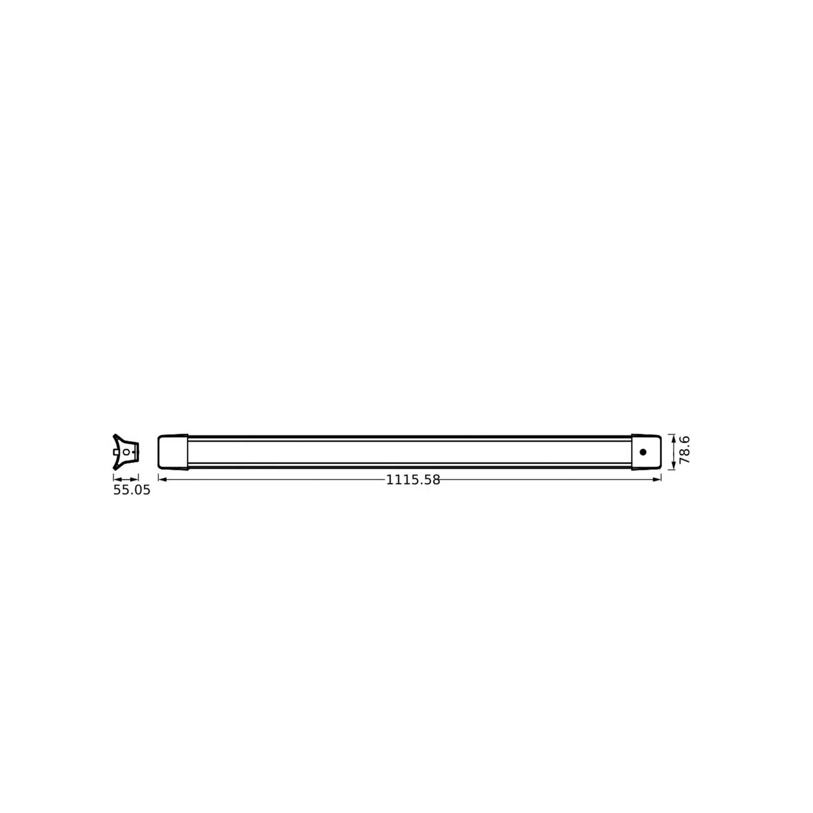 OSRAM LED-Hängelampe OFFICE LINE, Länge 112 cm weiß Schalter günstig online kaufen