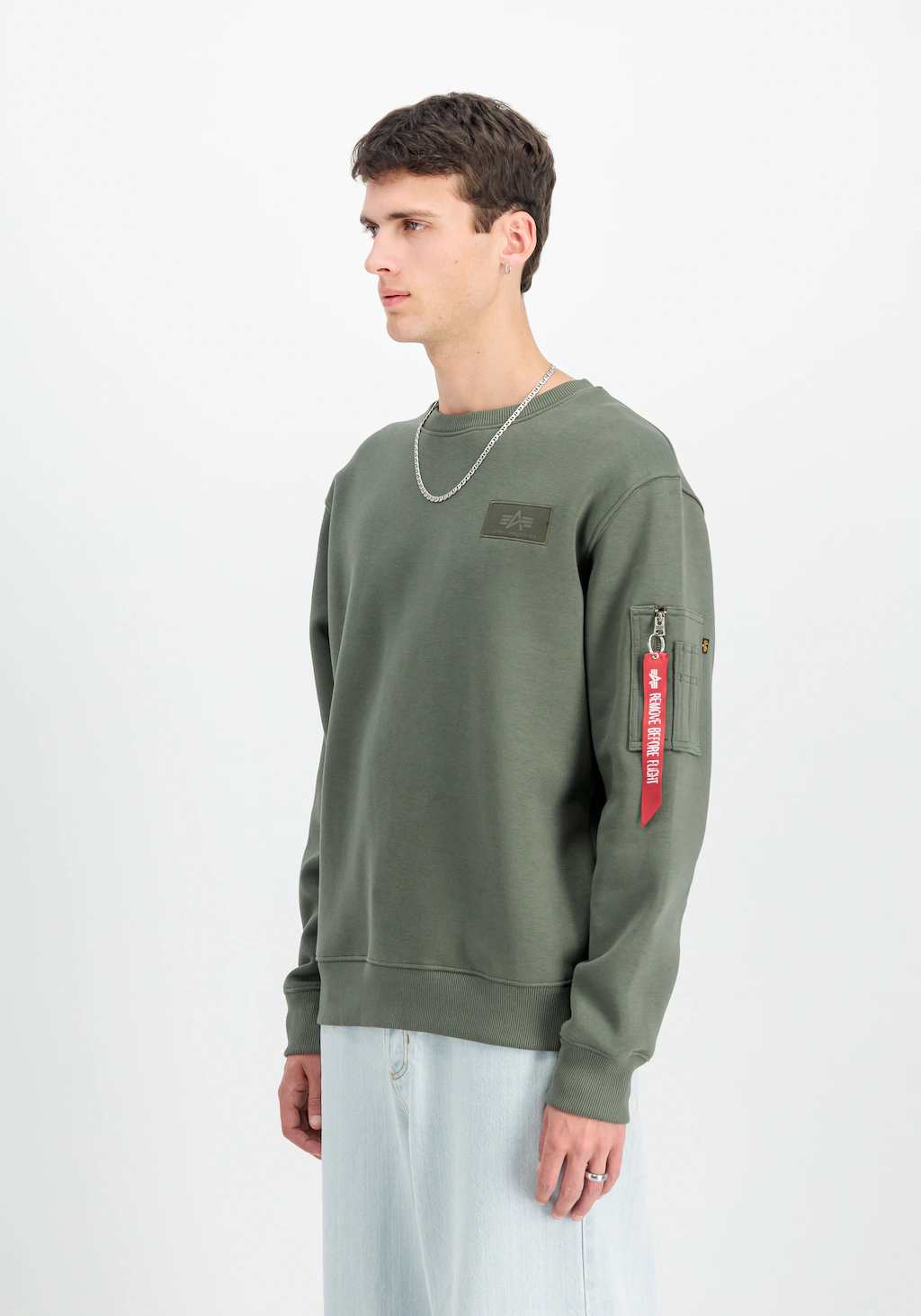 Alpha Industries Sweatshirt "Back Print Crewneck" günstig online kaufen