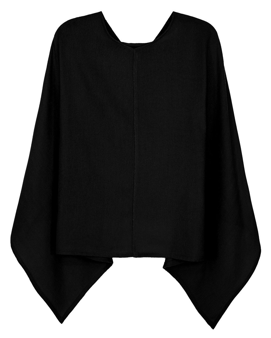 dy_mode Strickponcho Damen Poncho in Unifarben günstig online kaufen