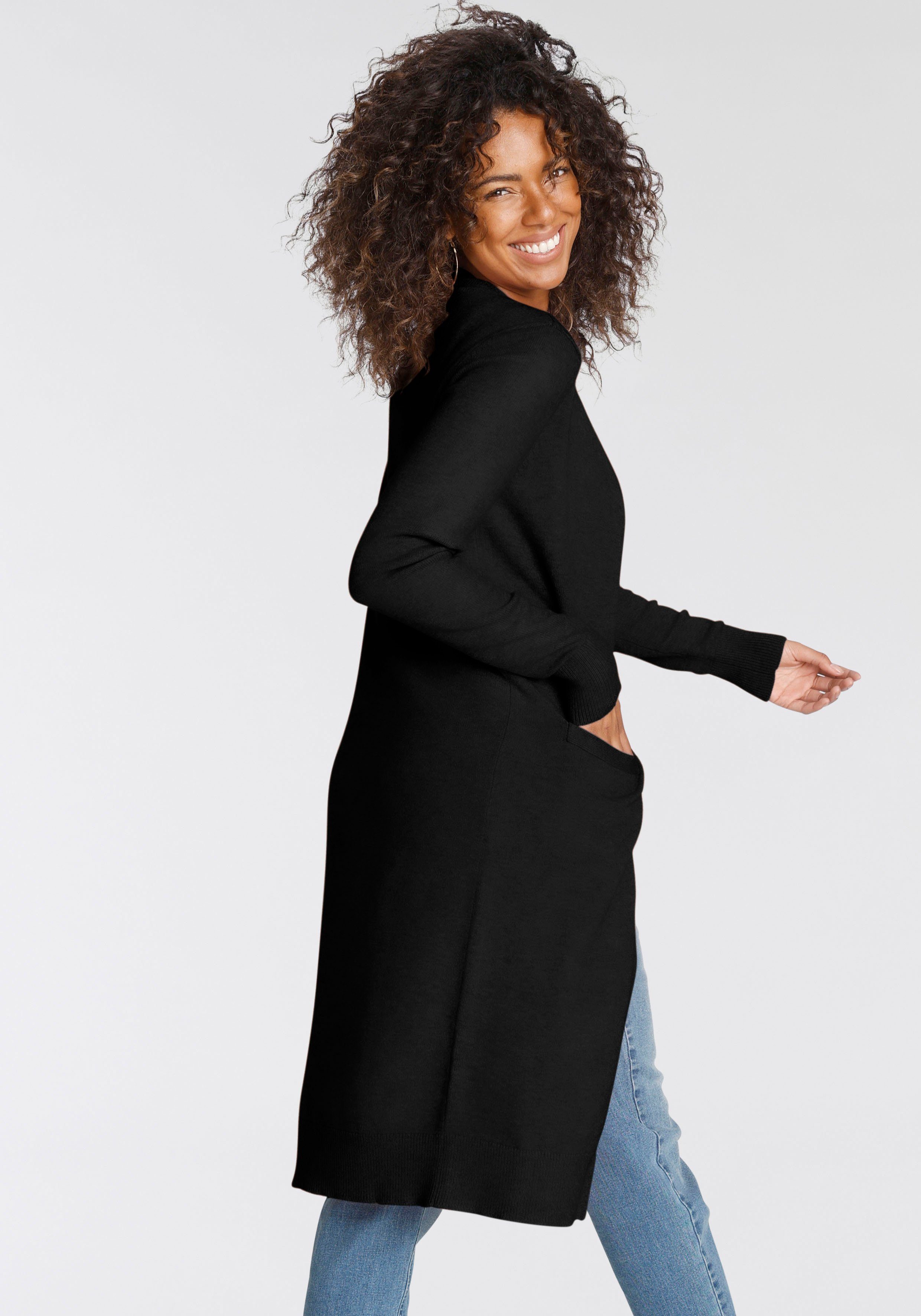 Tamaris Strickjacke in Longform günstig online kaufen
