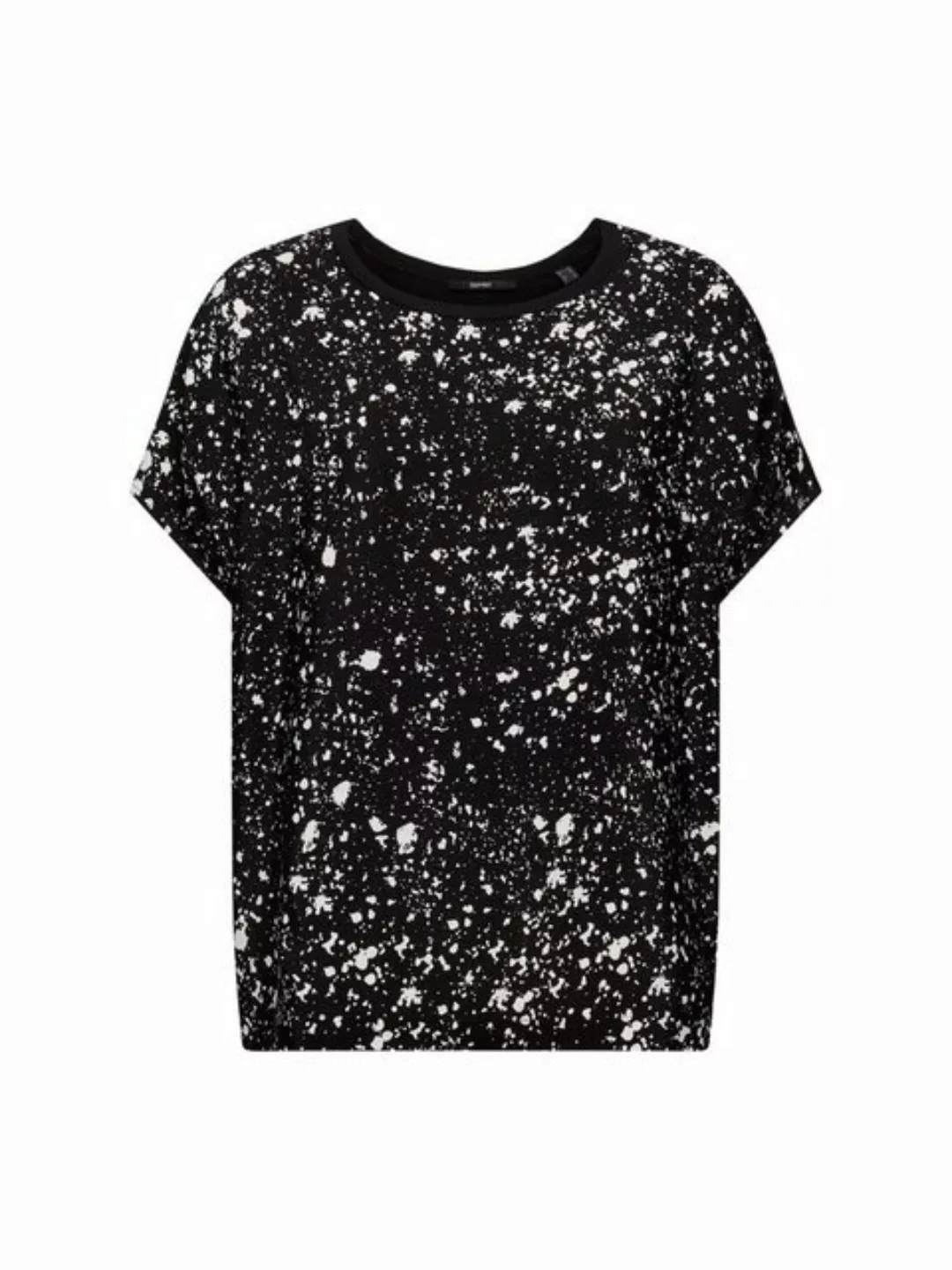 Esprit Collection T-Shirt T-Shirt aus Materialmix, LENZING™ ECOVERO™ (1-tlg günstig online kaufen