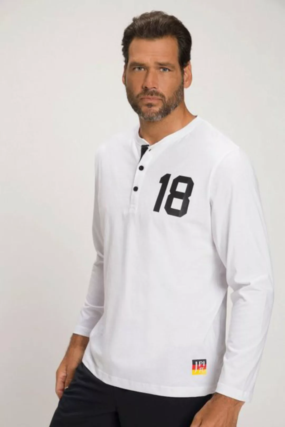 JP1880 T-Shirt Henley Fußball WM Langarm günstig online kaufen