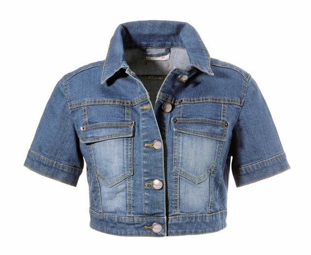 Aniston CASUAL Jeansjacke, in Used-Washung günstig online kaufen