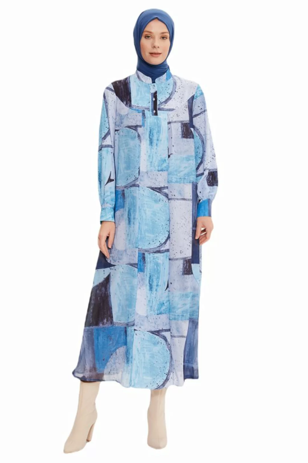 ARMİNE Maxikleid Bedrucktes Kleid aus Chiffon von Armine – moderne und eleg günstig online kaufen