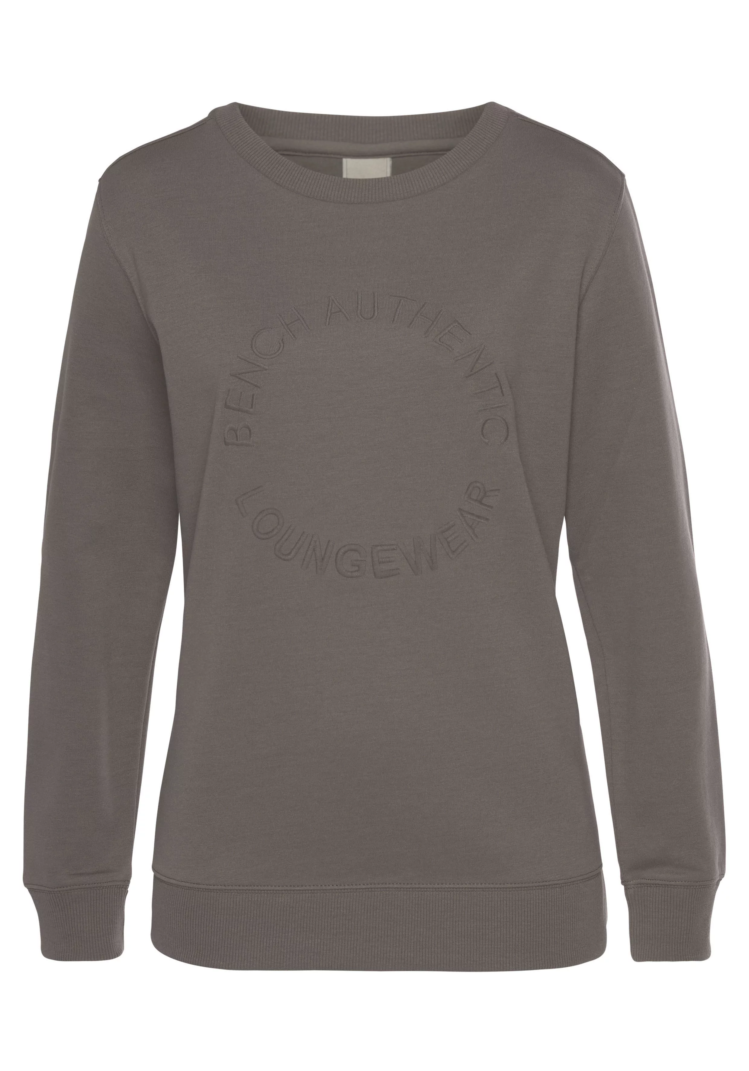 Bench. Loungewear Sweatshirt mit Logostickerei mit runder Logostickerei, Lo günstig online kaufen