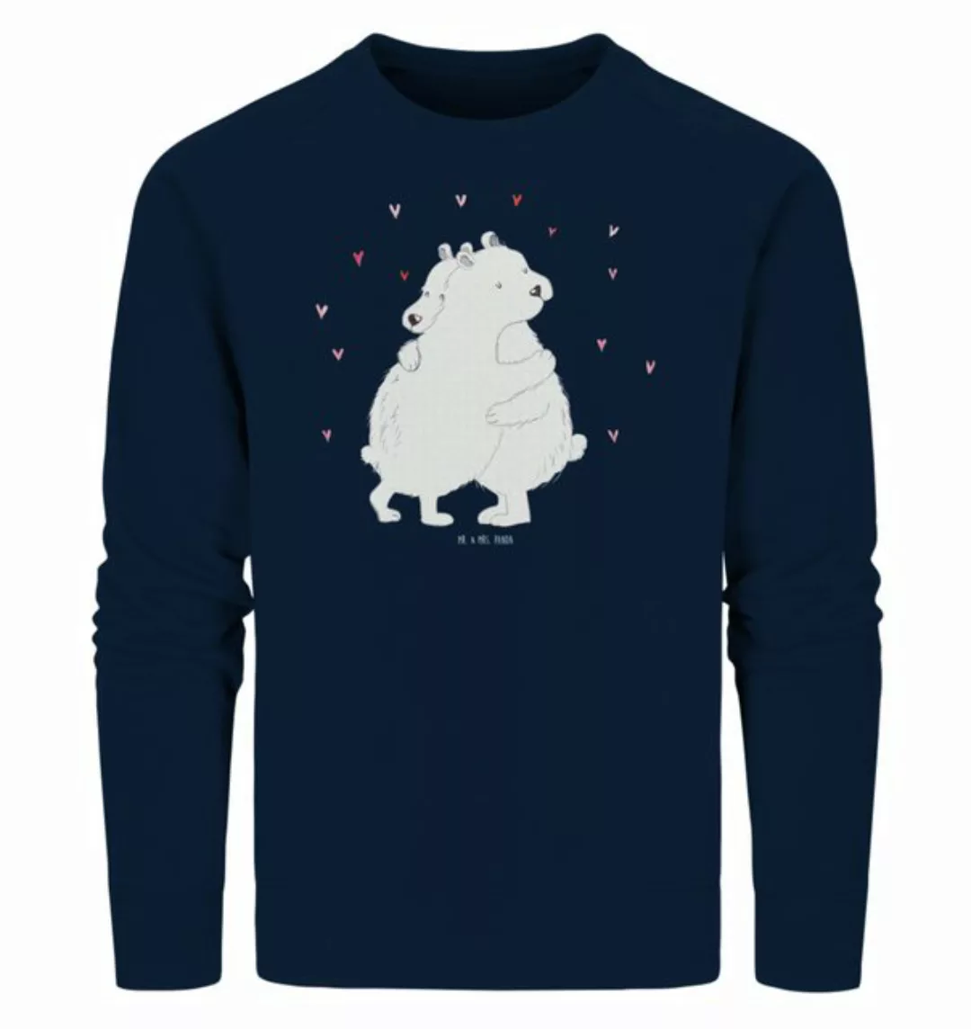 Mr. & Mrs. Panda Longpullover Größe XS Eisbär Umarmen - French Navy - Gesch günstig online kaufen