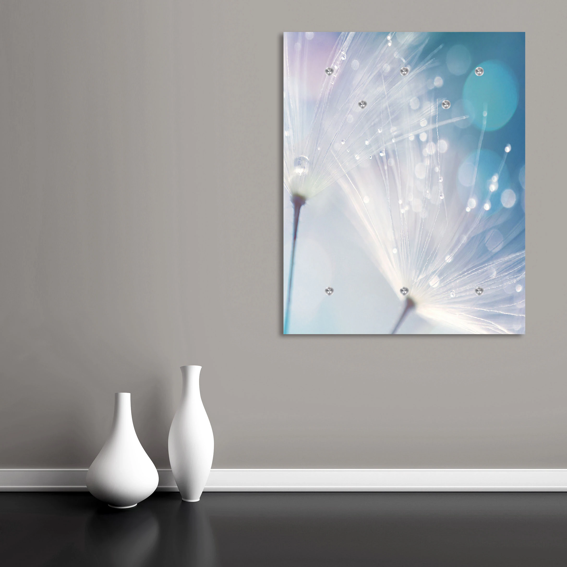 queence Garderobenleiste "Dandelion", Wand Garderobe, Pflanze, Pusteblume, günstig online kaufen