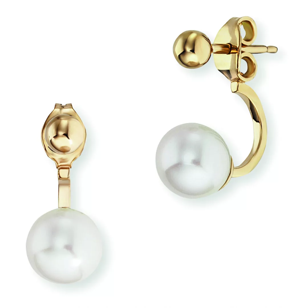 CAÏ Paar Ohrstecker "925-/ Sterling Silber vergoldet Perlen" günstig online kaufen