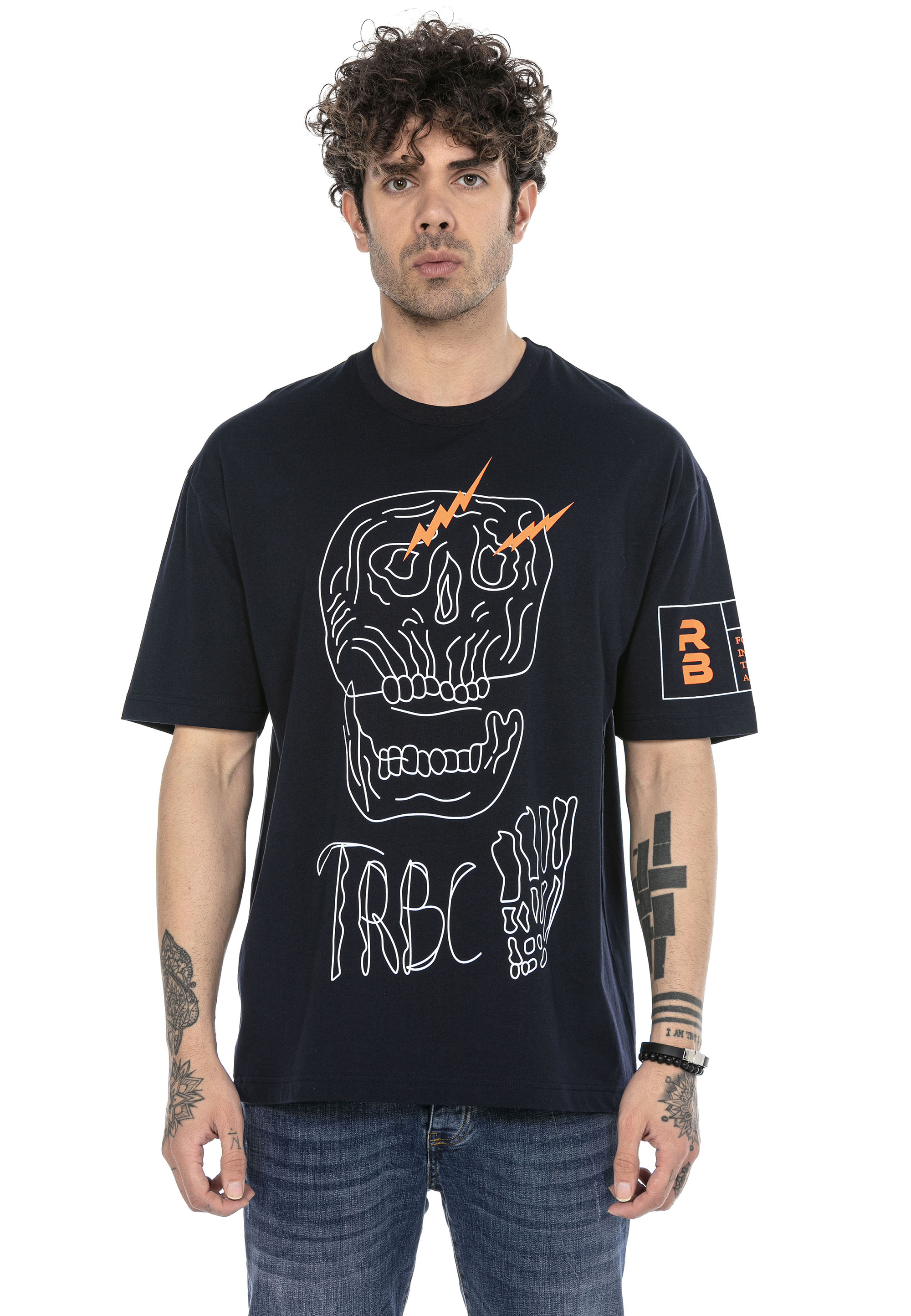 RedBridge T-Shirt "McAllen", mit stylischem Totenkopf-Print günstig online kaufen