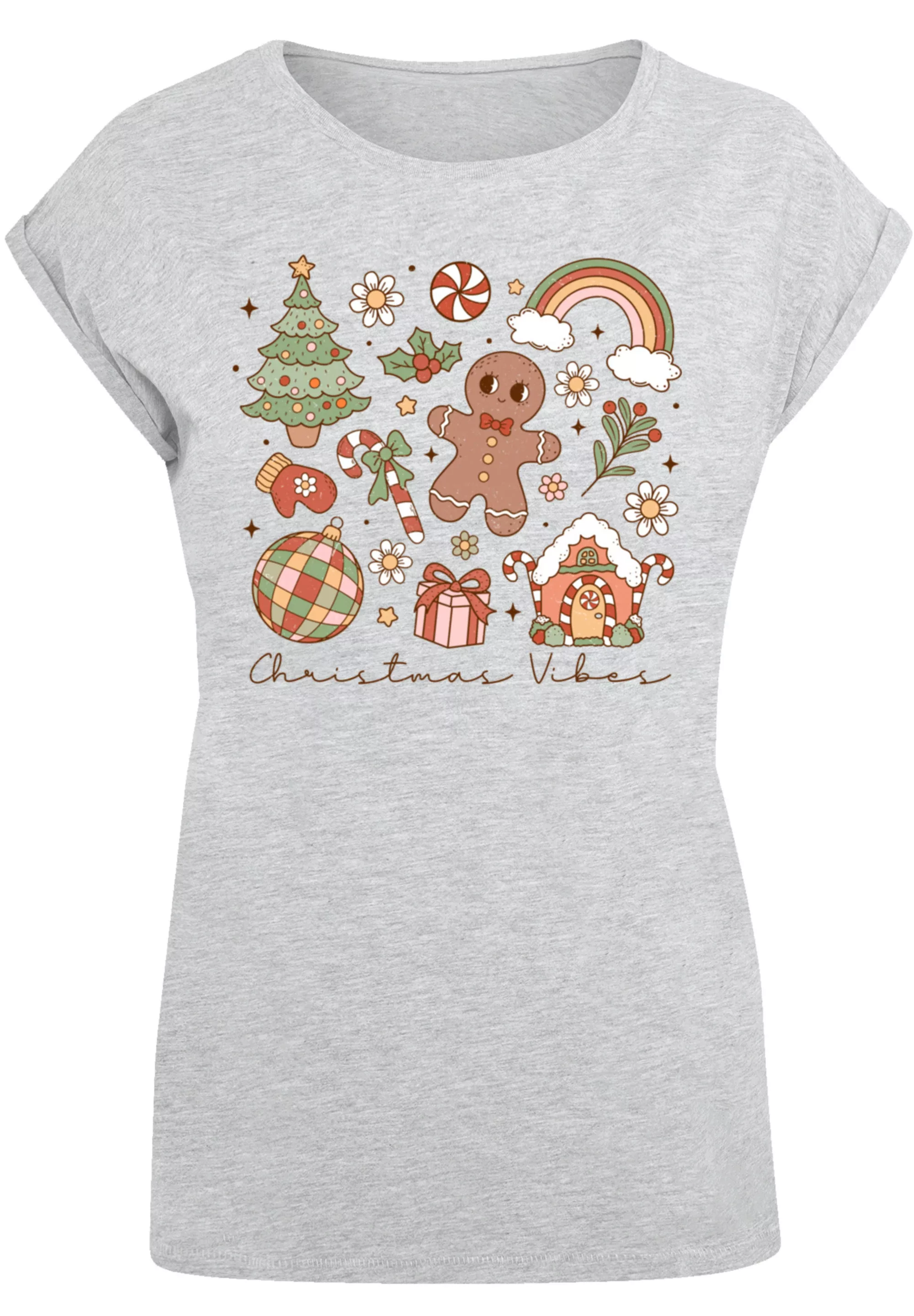 F4NT4STIC T-Shirt "Weihnachten Vibes Cozy Cute Winter", Premium Qualität, W günstig online kaufen