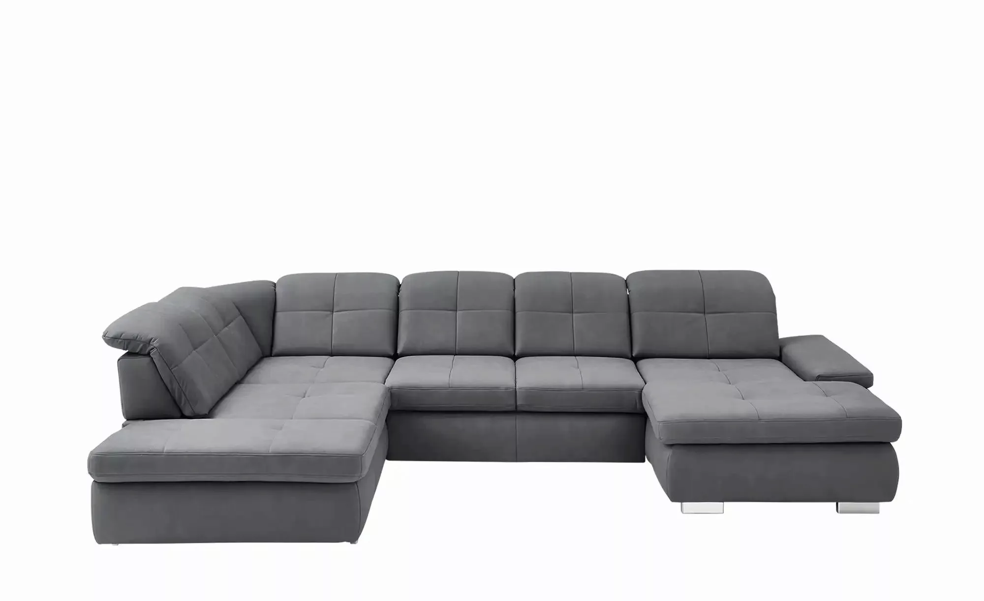 Lounge Collection Wohnlandschaft aus Mikrofaser Affair ¦ grau ¦ Maße (cm): günstig online kaufen